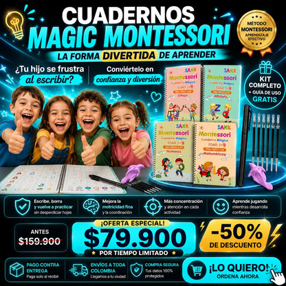 ✨ Magic Montessori | Aprende y Mejora Jugando ✏️📚 | 🔥 Hoy con 50% OFF + Ofertas JUNIO🎁