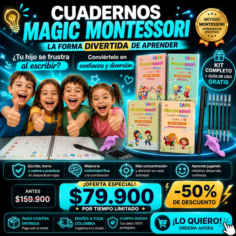 ✨ Magic Montessori | Aprende y Mejora Jugando ✏️📚 | 🔥 Hoy con 50% OFF + Ofertas JUNIO🎁