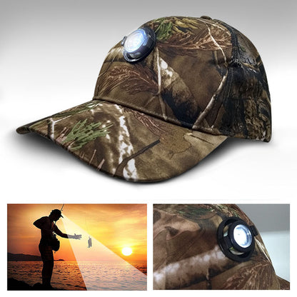 🎣Gorra Táctica para pesca con luz🎣