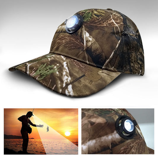 🎣Gorra Táctica para pesca con luz🎣