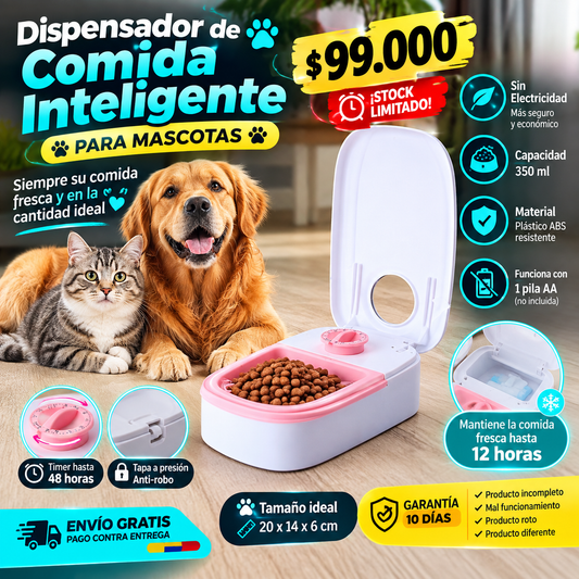 🐾 DISPENSADOR DE COMIDA INTELIGENTE