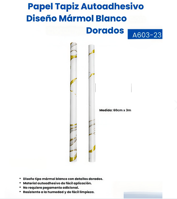 ✨Papel Marmol Adhesivo✨ Todas las versiones
