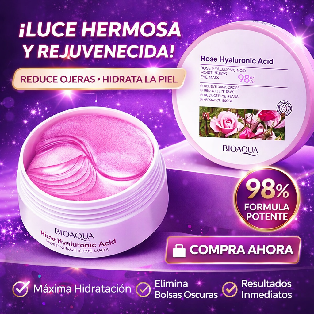 👑 Parches BIOAQUA Acido hialuronico 👑🌟ANTI OJERAS🌟
