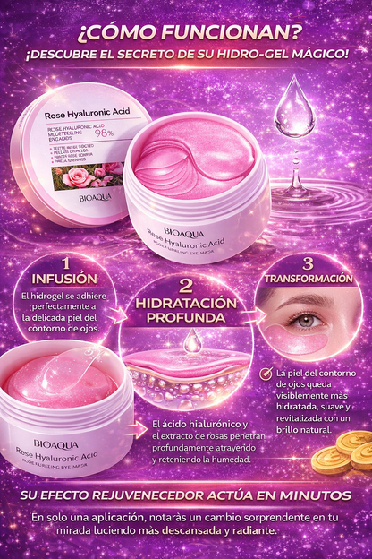 👑 Parches BIOAQUA Acido hialuronico 👑🌟ANTI OJERAS🌟