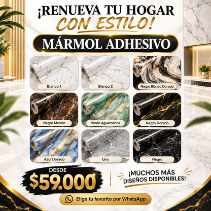 ✨Papel Marmol Adhesivo✨ Todas las versiones